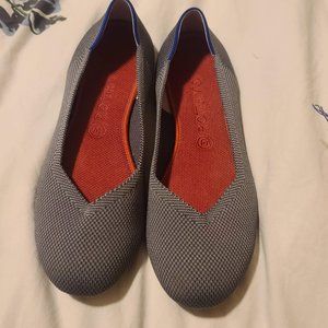 Rothy's Flat Shoes Gray 10.5